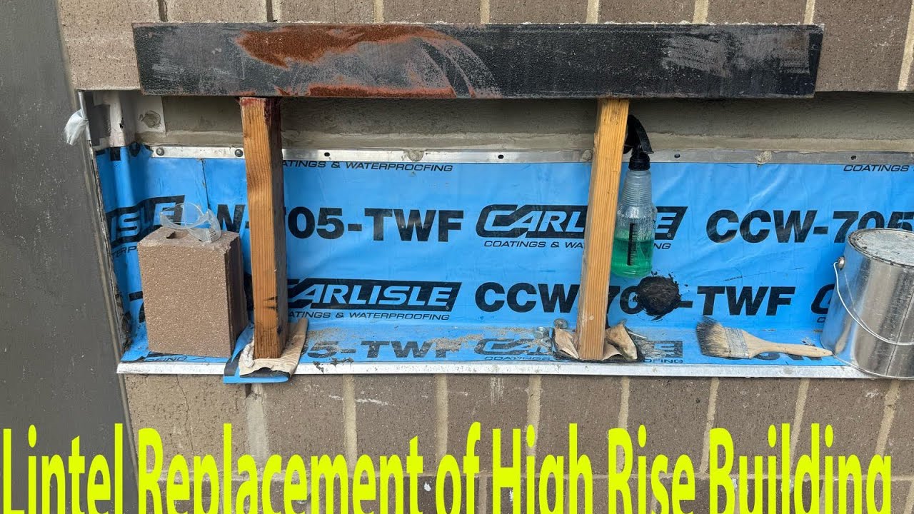 Lintel Replacement Process of High Rise Building..