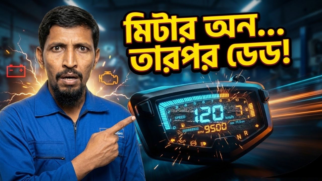 মিটার অন হয়ে অফ হয়ে যাচ্ছে? বড় বিপদ! | Meter On & Suddenly Off? Big Danger for Your Bike!