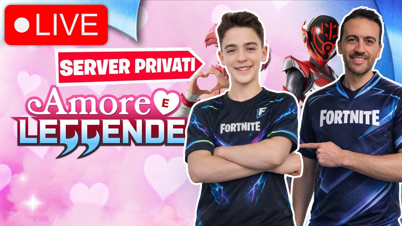*LIVE* SERVER PRIVATI con VOI! ISCRIVETEVI e UNITEVI!! Ore 19.30 PROVINI #fortnite