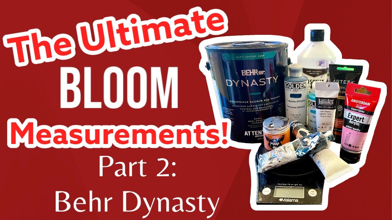 #240 The Most ULTIMATE, and PRECISE, Bloom Pouring Medium Measurements! Part 2! Behr Dynasty