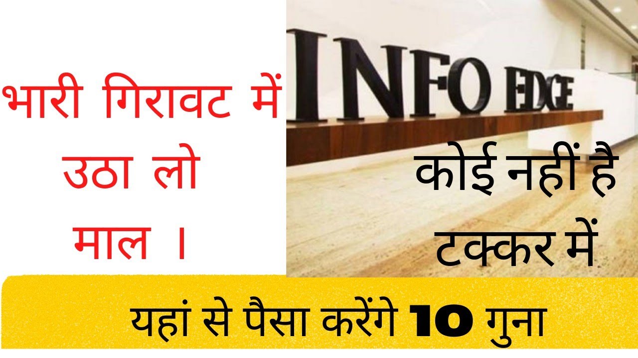 Info Edge  latest news l Naukri latest news l Info Edge fundamental analysis l long term investment