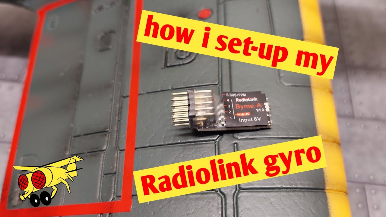 Настройка стабилизатора полета Radiolink Byme-A в системе управления полетом FMS A6M3 Zero Gyro д...