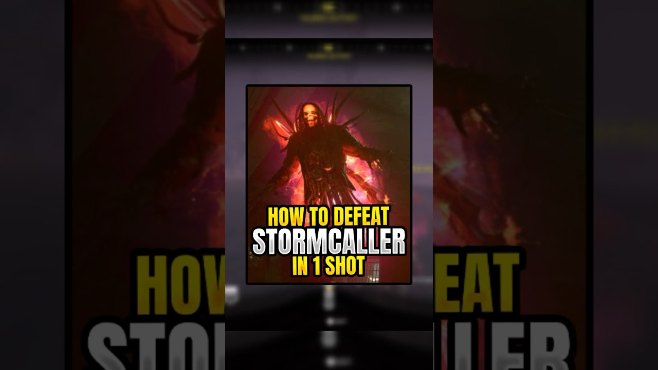 MW3 ZOMBIES HOW TO DEFEAT STORMCALLER BOSS IN 1 SHOT