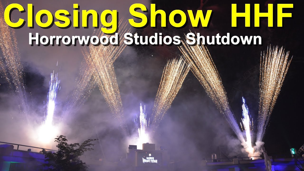 Horrorwood Studios Shutdown - Movie Park Halloween Horror Festival - Closing Show 2019