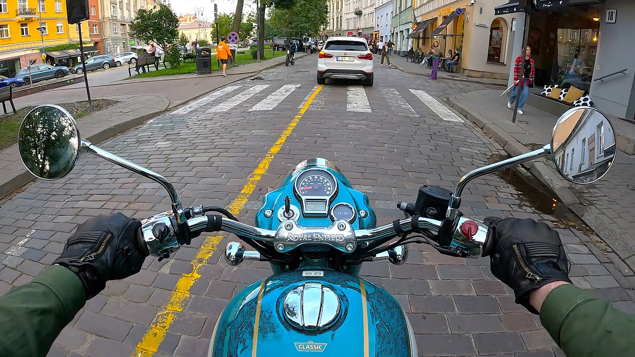 Pure Retro Vibes – 2025 Royal Enfield Classic 650 | POV Test Ride | Cruiser Motorcycle