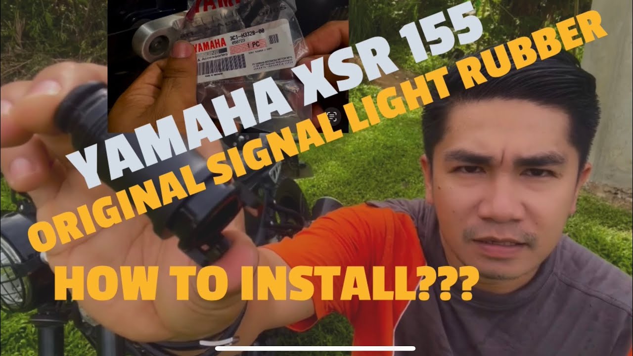 YAMAHA XSR155 SIGNAL LIGHT RUBBER REPLACEMENT