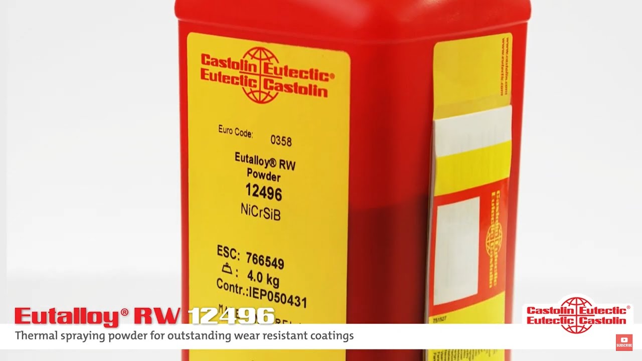 Eutalloy RW 12496 -  A water atomized NiCrBSi alloy with high hardness and low metal friction
