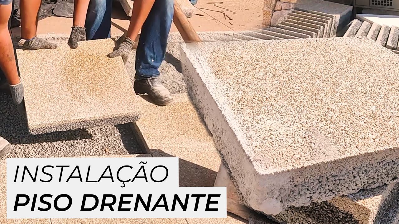 Como Instalar o Piso Drenante! - Revestimento Permeável
