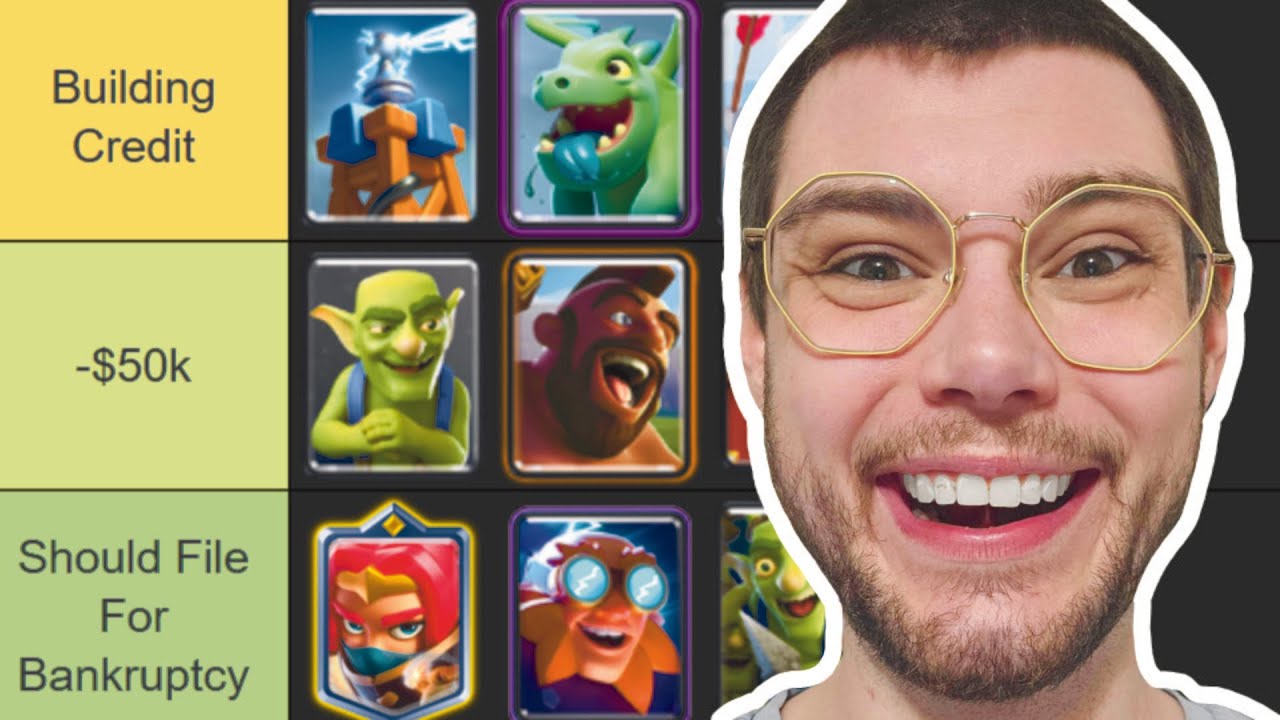 Ranking EVERY Clash Card By How Much DEBT They're In