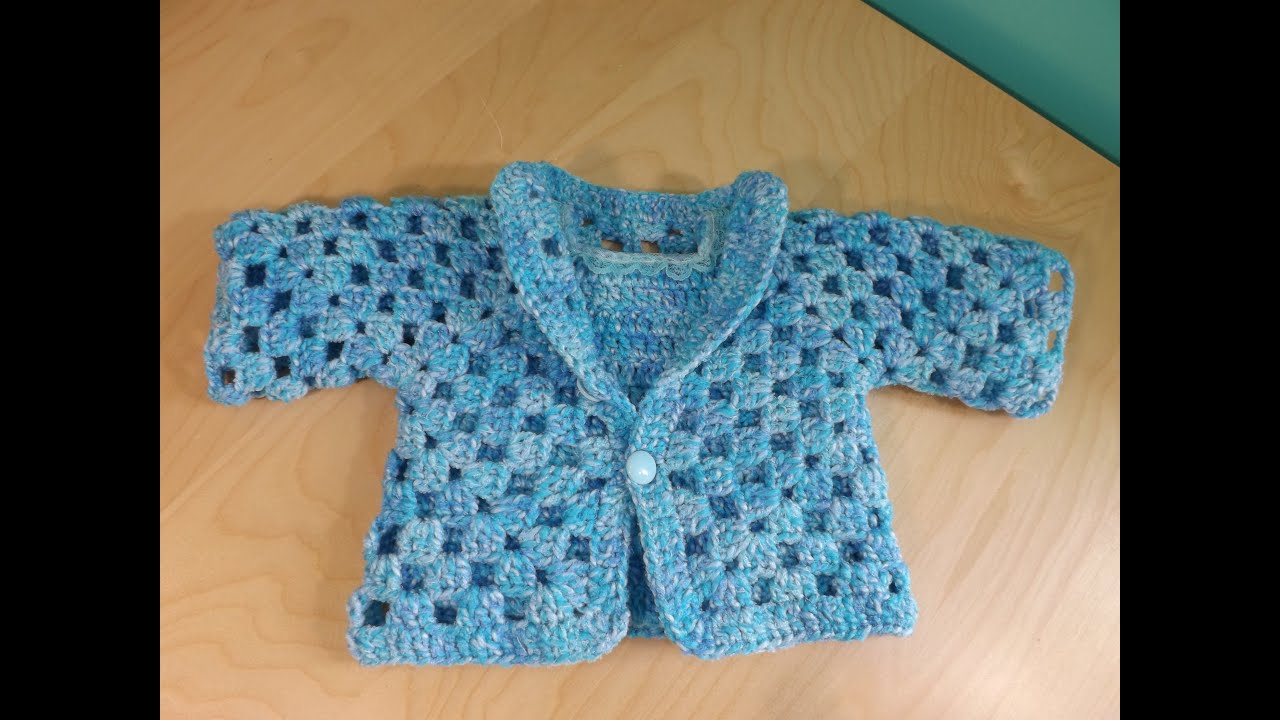 Crochet un abrigo o suéter para Bebé  parte 1 De 2 - con Ruby Steman