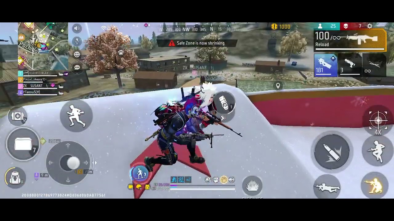 FREE FIRE BR RANKED BOOYAH 14 KILLS 😈