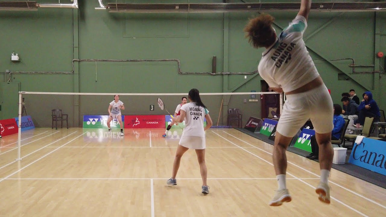 Toby Ng-Thalia Se v Nicky Ye Min Aung-Chloe Hoang-2023 YONEX BC Senior Elite Badminton Championship.