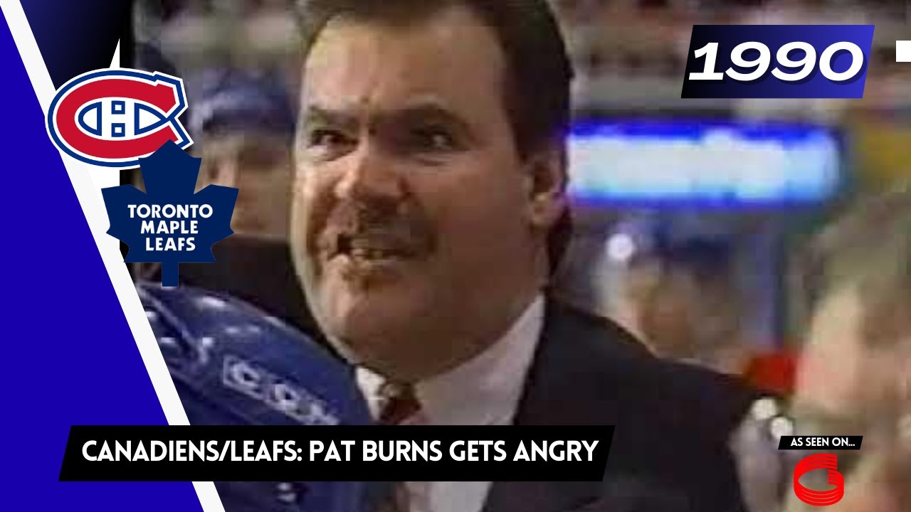 1990-91 - Canadiens @ Maple Leafs - Pat Burns Loses It
