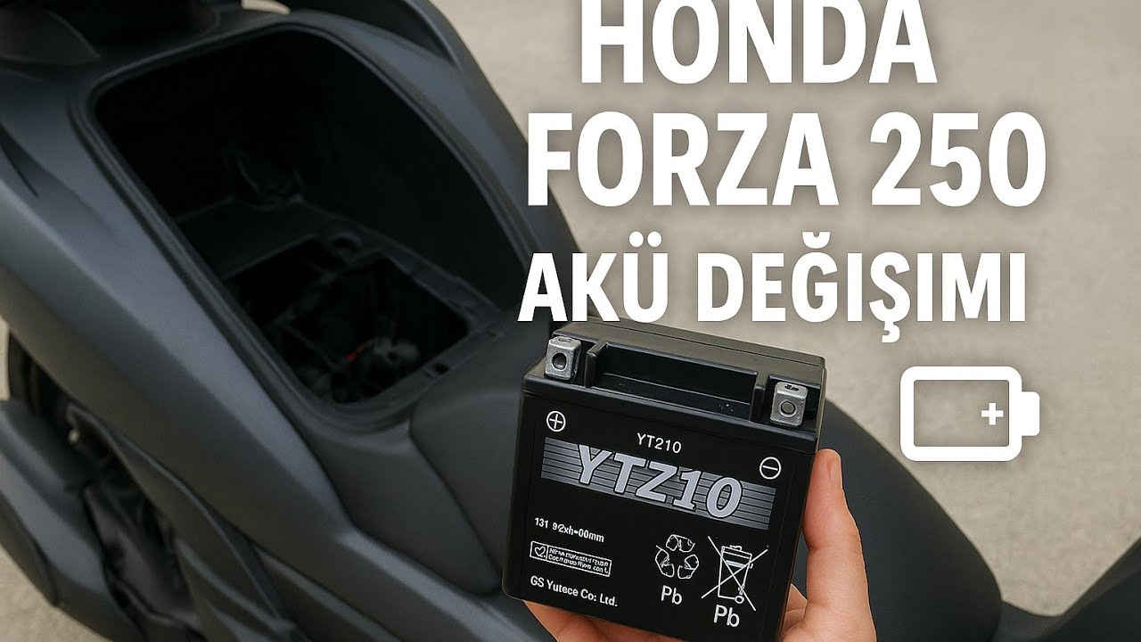 Forza 250 Akü Değiştirme Nasıl Yapılır? | YTZ10 Montaj Rehberi