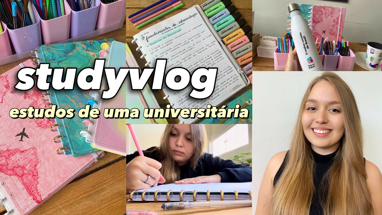 STUDYVLOG | estudando para a prova da faculdade + dicas de estudos