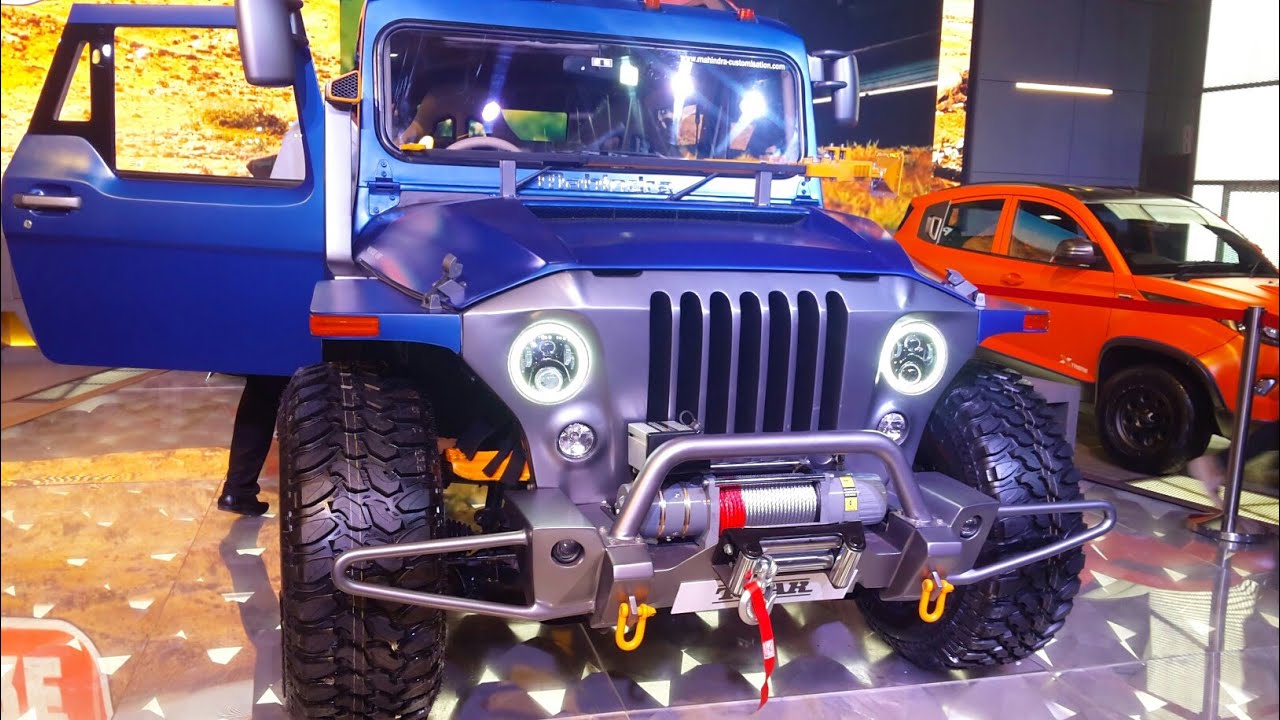 Auto Expo Motor Show , India | MAHINDRA THAR Wanderlust | MAHINDRA E2O NXT | MAHINDRA E-VERITO