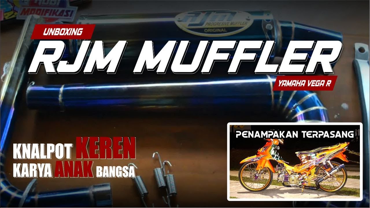 Unboxing Knalpot Racing Vega R ( RJM Muffler Purbalingga )