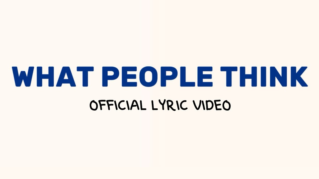 Boone McCord - WHAT PEOPLE THINK (Official Lyric Video)