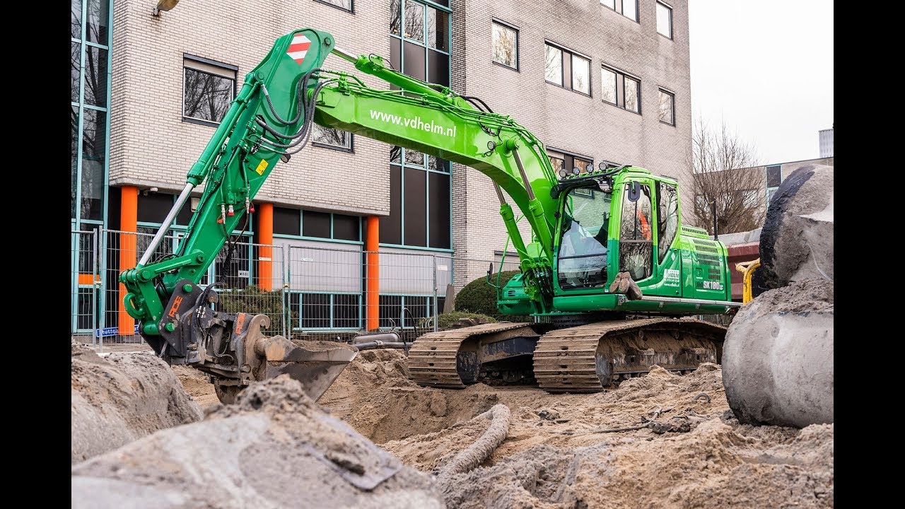 Kobelco SK180LC rupsgraafmachine voor Van der Helm