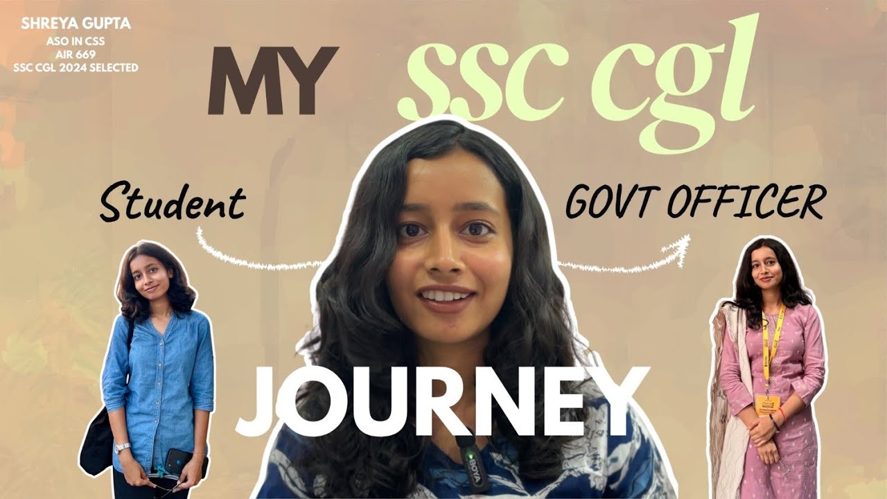 My Full SSC CGL Journey | From a College Student to a Central Govt Officer | Struggles & Result Day!