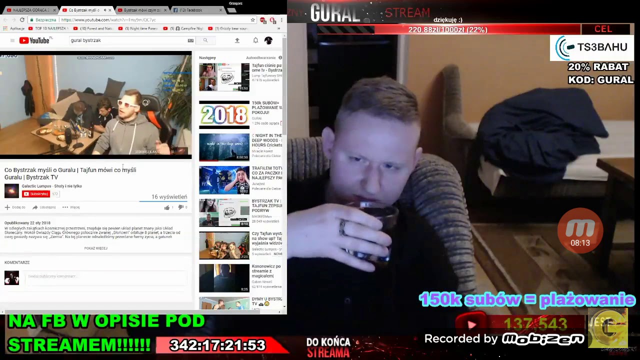 DRAMA GURAL Z BYSTRZAK TV: BYSTRZAK OSTRO O GURALU, TEN MU ODPOWIADA !!!