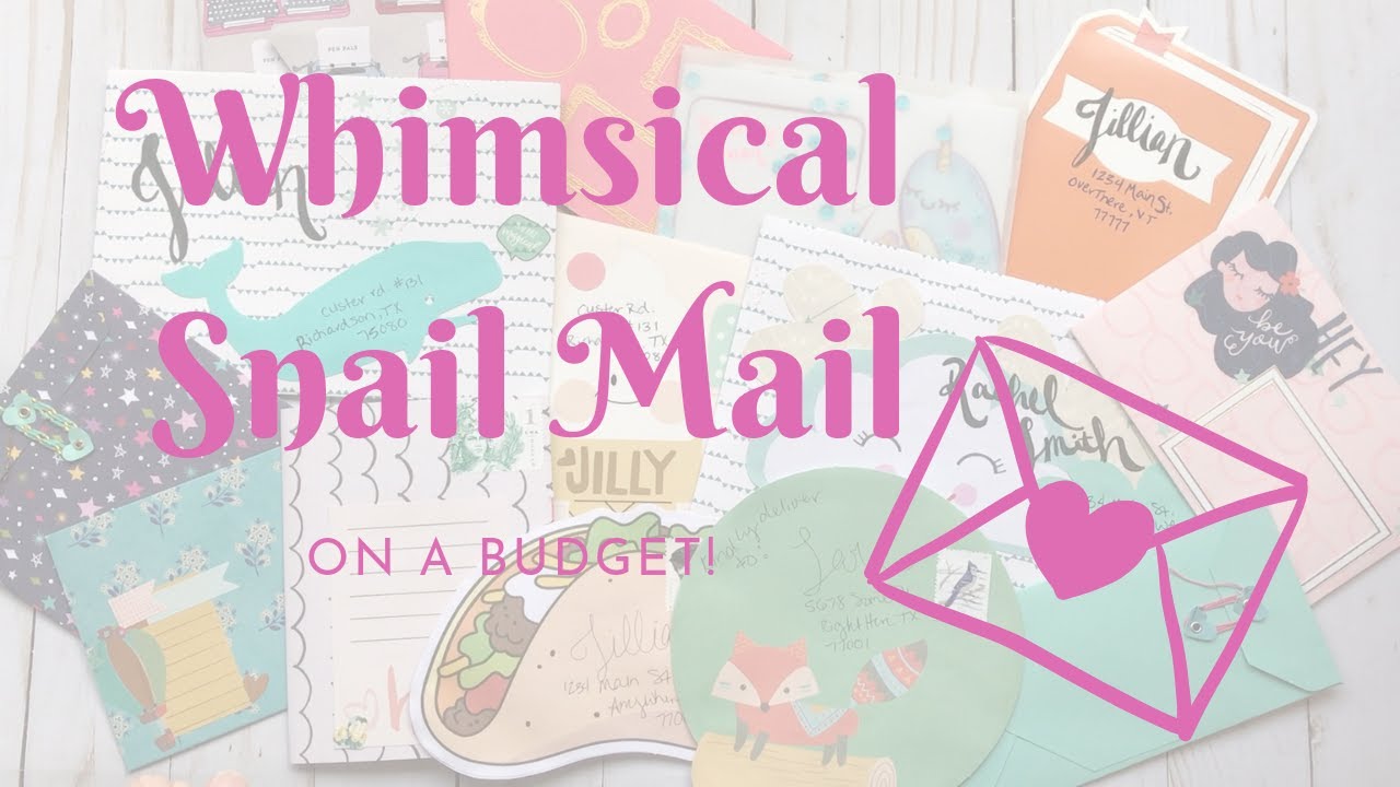 Crafty Camp : Whimsical Snail Mail on a Budget