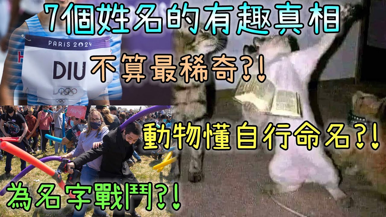 姓Diu未算最稀奇?! 撞名引發大亂鬥?! 動物會自行命名?! 7個有關姓名的有趣真相