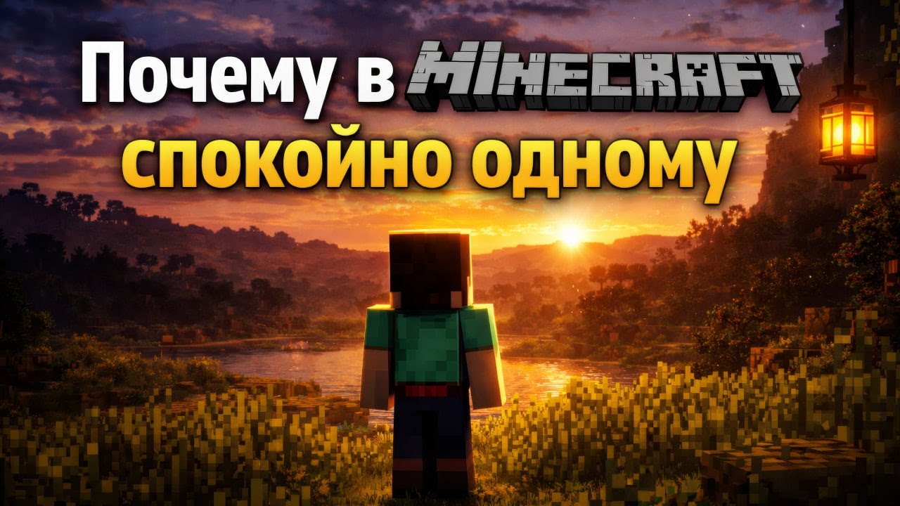 Почему в Minecraft так спокойно быть одному