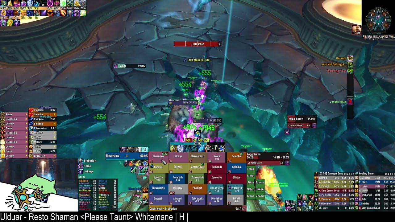 #1 World Resto Shaman - Yogg-Saron 0 Light