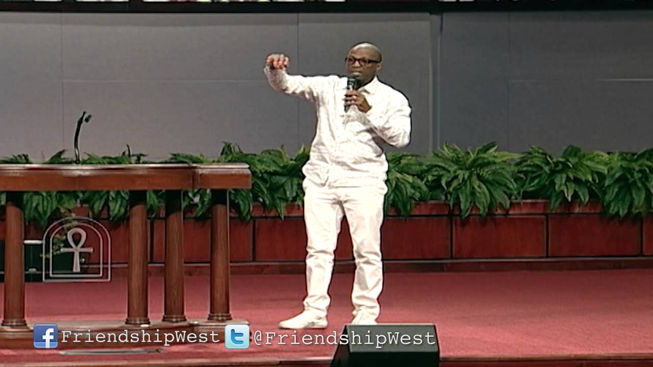 Rickey Smiley clowning at Friendship West