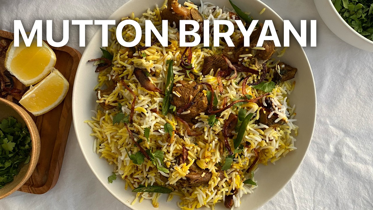 Mutton Biryani Recipe for Eid | How to Make Traditional Dum Lamb Biryani at Home