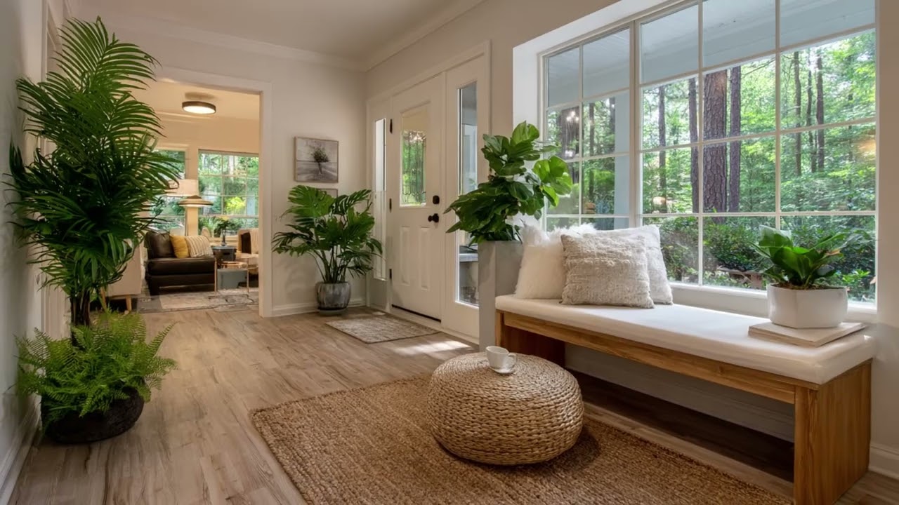 Forest-Fresh Entryway Decor 🌿 Nature-Inspired Ideas That Instantly Calm Your Home