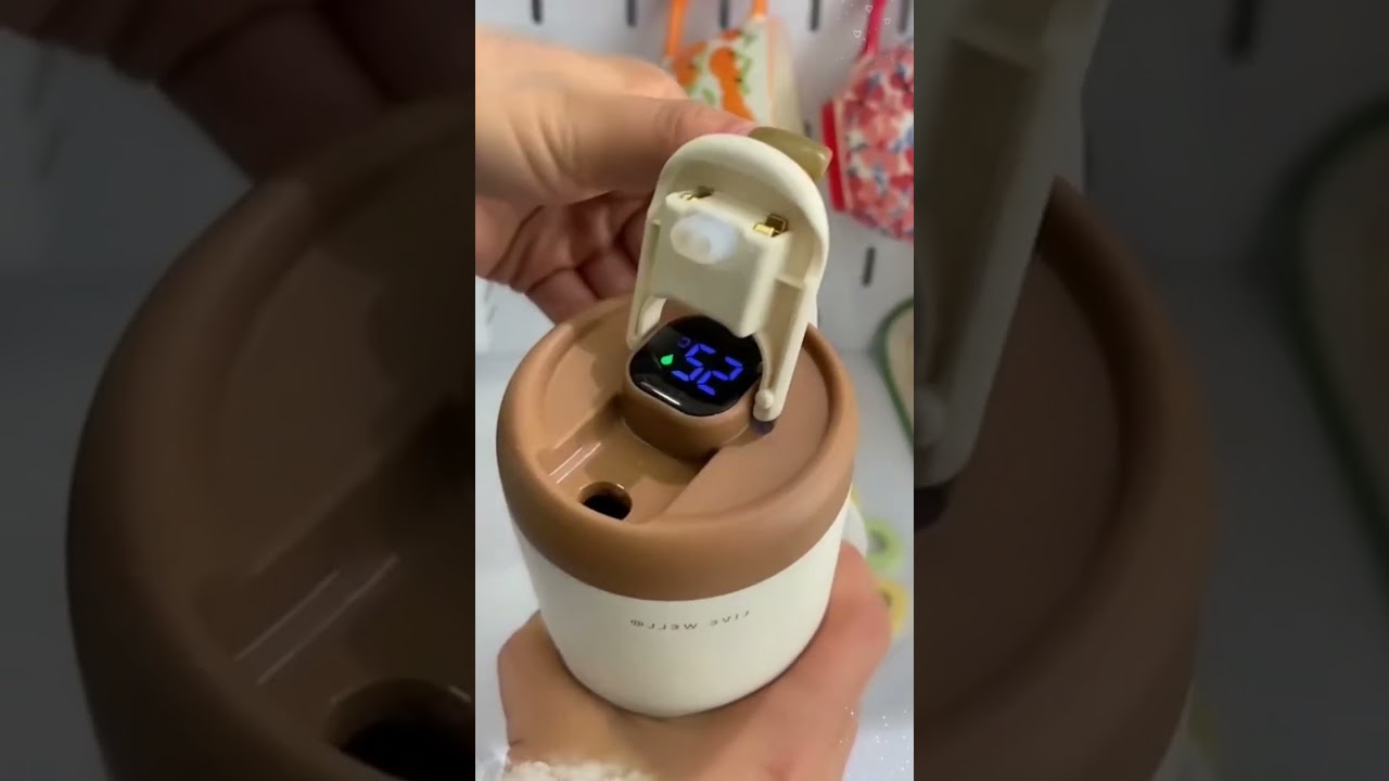Product Link in the Comments! Portable Smart Stainless Steel Coffee Cup