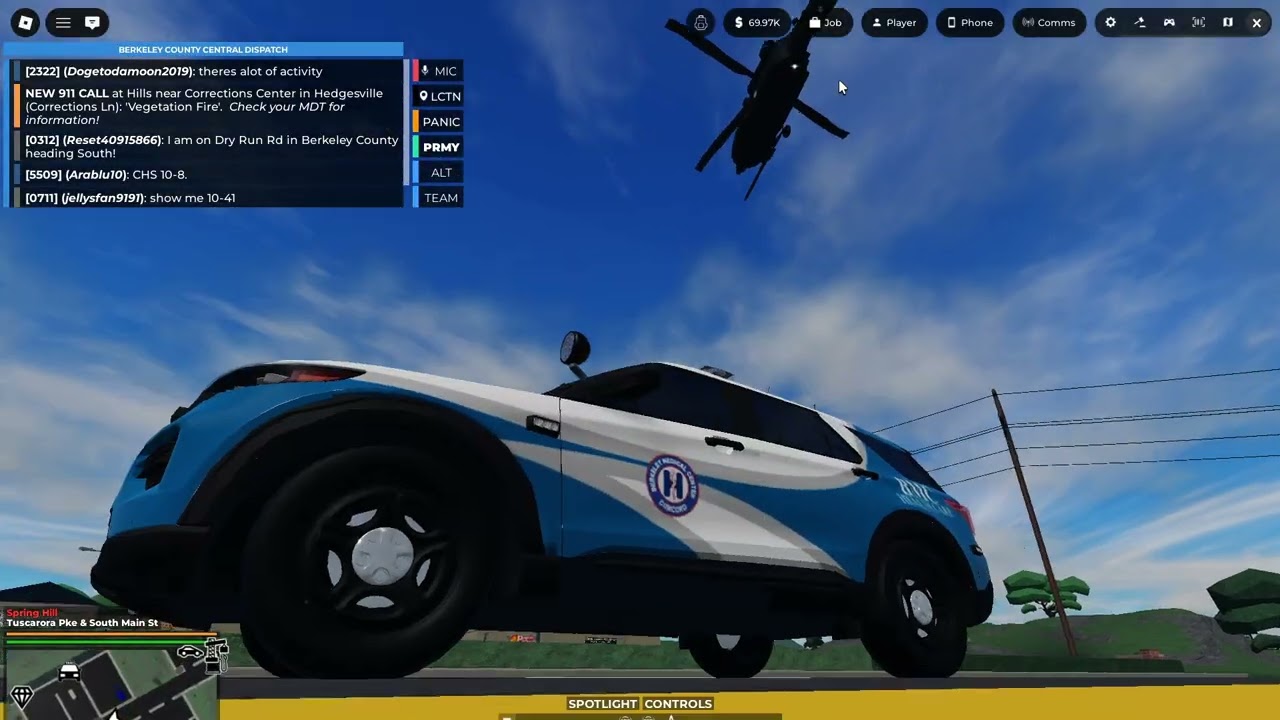 EMS Needed? Call me #Berkeley county Roblox