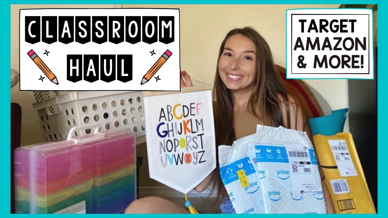 CLASSROOM HAUL || FIRST YEAR TEACHER || TARGET, DOLLAR TREE, MICHAELS, AMAZON WISH LIST HAUL