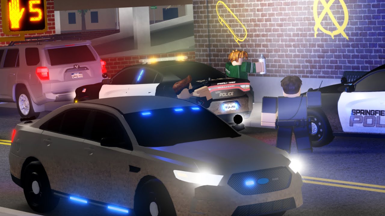 Police CHASE Vandalism Suspects Into County | ERLC Roleplay