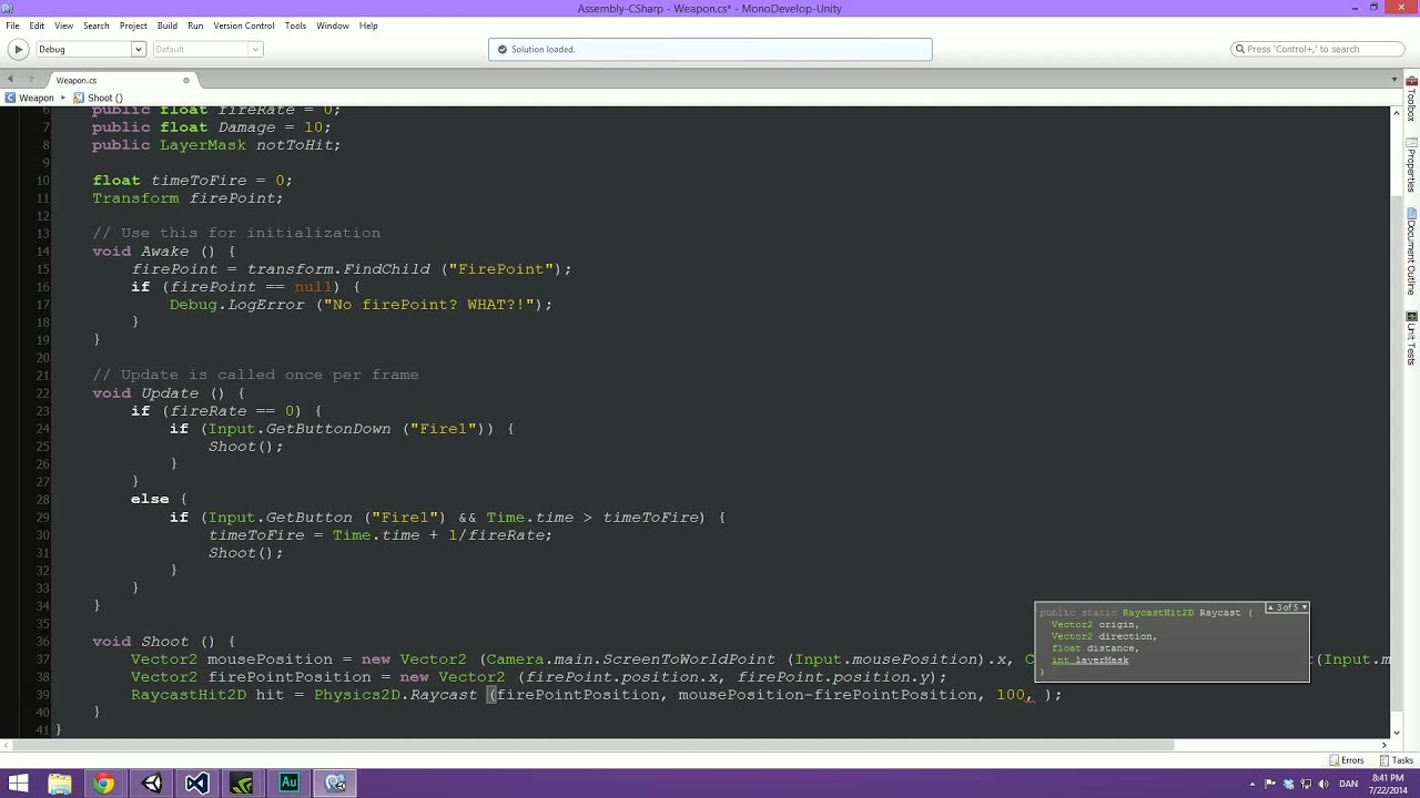 8B. How to make a 2D Platformer - SHOOTING - Unity Tutorial