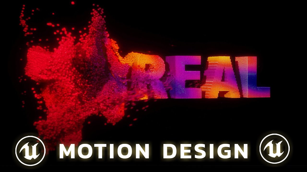 Завораживающий текстовый эффект от Motion Design | Учебник по Unreal Engine 5