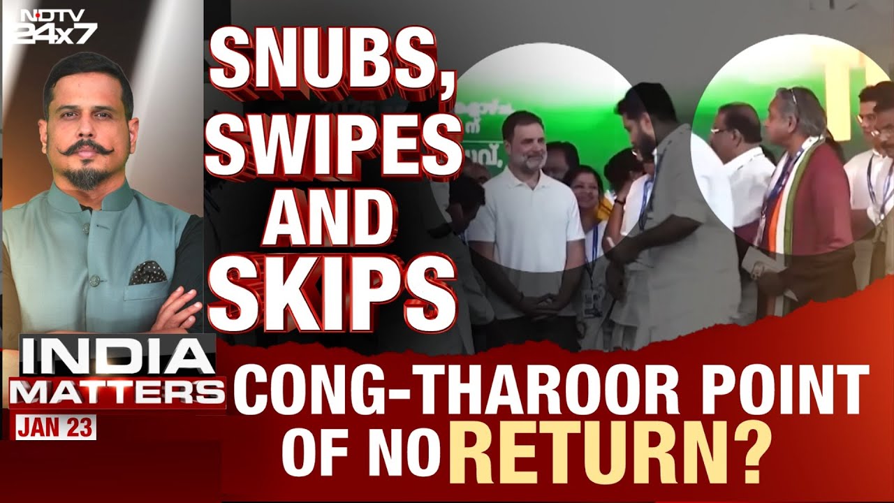 Shashi Tharoor News | Snub, Swipes And Skips: Congress-Tharoor Point Of No Return?