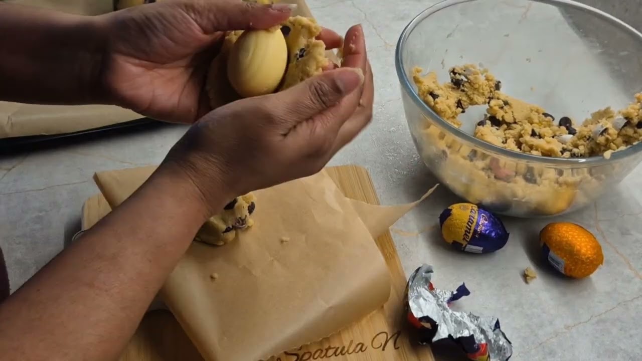 Easter Egg Filled Cookie