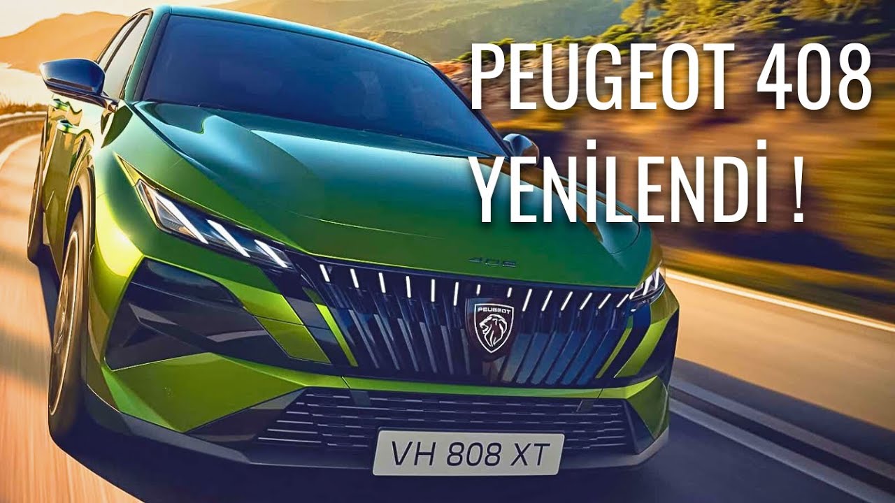 PEUGEOUT 408 YENİLENDİ ! TÜM DETAYLARIYLA YENİ PEUGEOT 408! #peugeot #408