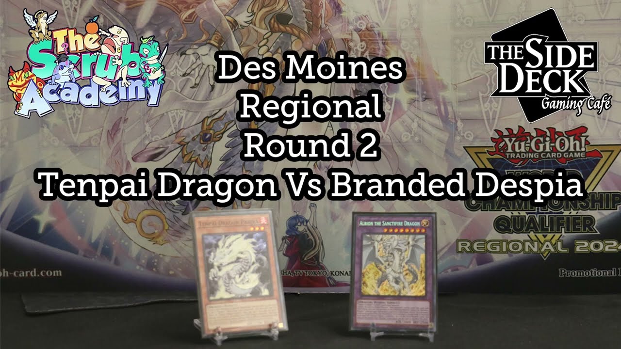 Tenpai Dragon Vs Branded Despia | Yu-Gi-Oh! | Des Moines Regional | Round 2 Ft. Alec & Eric