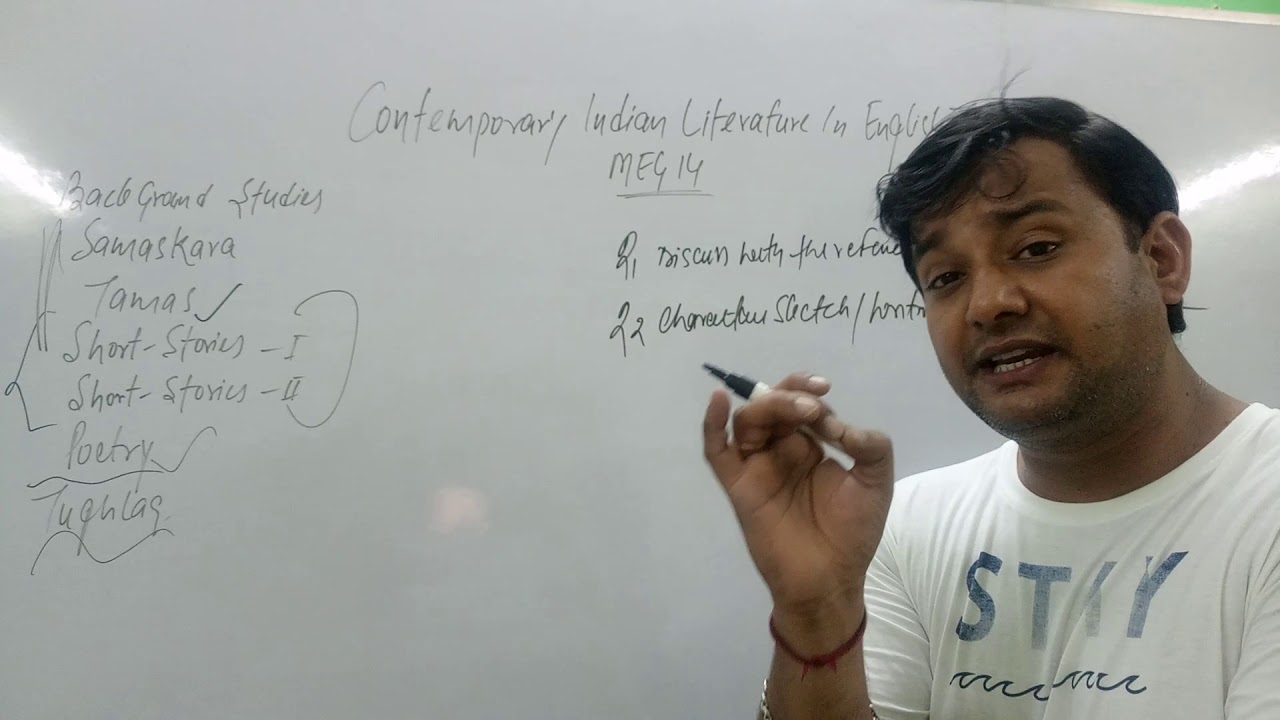 Contemporary Indian literature in English Translations Meg 14