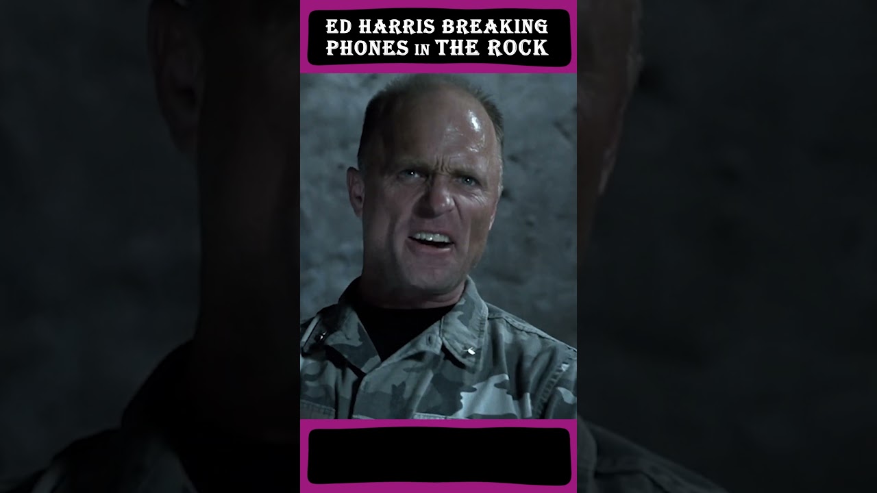 Ed Harris Breaking Phones in The Rock #edharris #nicolascage #90smovies #action #commentary