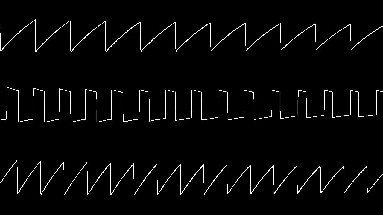 C64 Fred Gray's Enigma Force - Oscilloscope View