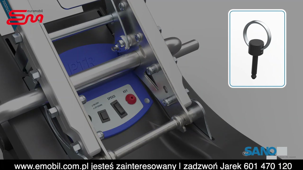 Schodołaz gąsienicowy LIFTKAR PTR - pierwsze uruchomienie