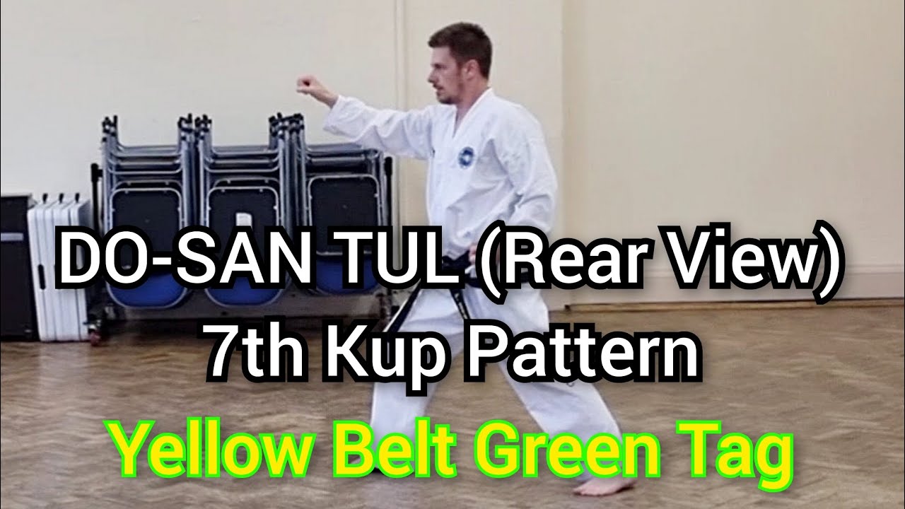 DO-SAN (Rear View) - ITF Taekwon-Do | 7th Kup Pattern (Yellow Belt Green Tag)