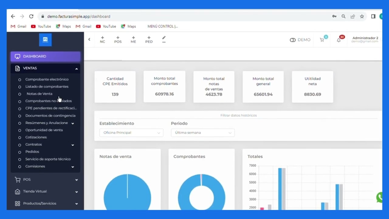 Conoce los m&oacute;dulos del sistema web de Factura Simple