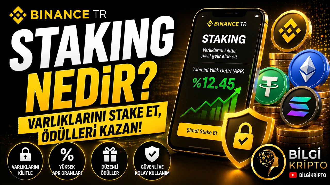 Binance TR Staking Nedir, Nasıl &Ccedil;alışır? (Pasif Gelir) #binancetr