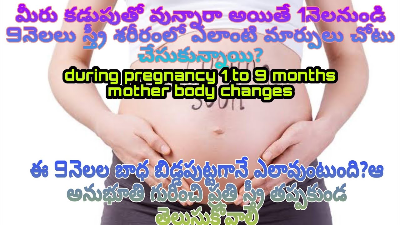 Duringpregency 1To 9Months Mother Body Symptoms#symptomsofpregnancy #1To 9Months Mother's journey
